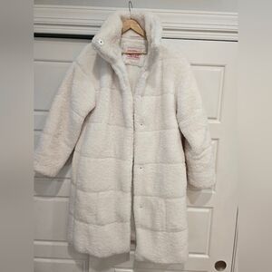 Levi's Cream Sherpa Teddy Coat